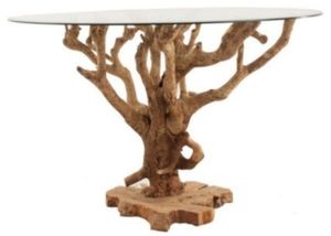 masa lemn natur blat sticla rotund raiz/37380/oferte/c/Decoratiuni/56/Electronice/12 37380