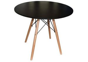 masa eames mdf rotunda cu picioare din lemn/37106/revista/176 37106