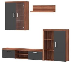 set mobila biblioteca samba2 pruna grafit/37140/oferte/c/Decoratiuni/57/Electrocasnice/12 37140