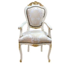 scaun baroc cu brate luxury cadru lemn tapiterie royal bej/37636/oferte/c/Decoratiuni/33/Textile/12 37636