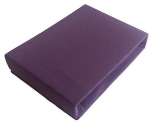 cearceaf de pat bumbac jersey cu elastic 160x200 cm violet/37665/oferte/c/Decoratiuni/33/Textile/12 37665
