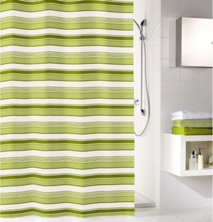 perdea dus stripes kleine wolke textil verde/37447/oferte/c/Decoratiuni/38/Seminee/12 37447