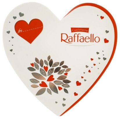 Praline forma inima Valentine's Day, Raffaello